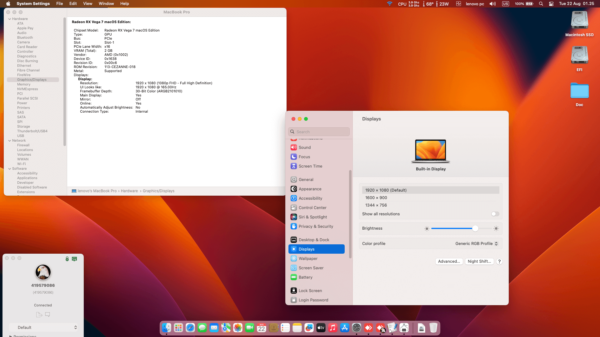 Lenovo Legion 5 15ACH6 [AMD Ryzen 5 5600H + Radeon RX Vega 7 + I2C]   OpenCore 1